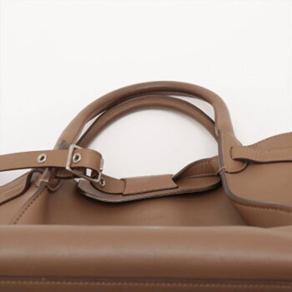 Celine Big Bag Leather Handbag Crossbody Tote Shoulder Brown - Picture 6 of 10